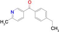 5-(4-Ethylbenzoyl)-2-methylpyridine