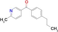 2-Methyl-5-(4-propylbenzoyl)pyridine