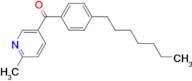 5-(4-Heptylbenzoyl)-2-methylpyridine