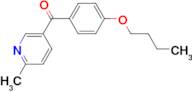 5-(4-Butoxybenzoyl)-2-methylpyridine