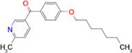 5-(4-Heptyloxybenzoyl)-2-methylpyridine