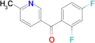 5-(2,4-Difluorobenzoyl)-2-methylpyridine