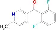 5-(2,6-Difluorobenzoyl)-2-methylpyridine