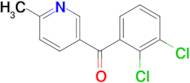 5-(2,3-Dichlorobenzoyl)-2-methylpyridine