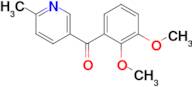 5-(2,3-Dimethoxybenzoyl)-2-methylpyridine