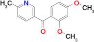 5-(2,4-Dimethoxybenzoyl)-2-methylpyridine