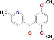 5-(2,5-Dimethoxybenzoyl)-2-methylpyridine