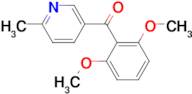 5-(2,6-Dimethoxybenzoyl)-2-methylpyridine