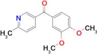 5-(3,4-Dimethoxybenzoyl)-2-methylpyridine