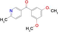 5-(3,5-Dimethoxybenzoyl)-2-methylpyridine