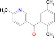 5-(2,5-Dimethylbenzoyl)-2-methylpyridine