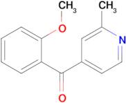 4-(2-Methoxybenzoyl)-2-methylpyridine