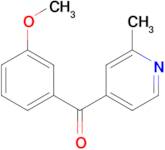 4-(3-Methoxybenzoyl)-2-methylpyridine