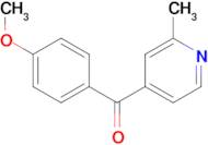 4-(4-Methoxybenzoyl)-2-methylpyridine