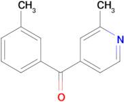 4-(3-Methylbenzoyl)-2-methylpyridine