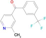 2-Methyl-4-(3-trifluoromethylbenzoyl)pyridine