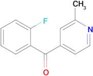 4-(2-Fluorobenzoyl)-2-methylpyridine