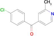 4-(4-Chlorobenzoyl)-2-methylpyridine