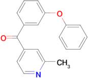 2-Methyl-4-(3-phenoxybenzoyl)pyridine