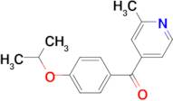 4-(4-Isopropoxybenzoyl)-2-methylpyridine