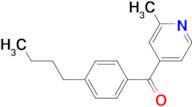 4-(4-Butylbenzoyl)-2-methylpyridine