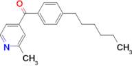 4-(4-Hexylbenzoyl)-2-methylpyridine