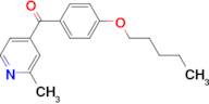 2-Methyl-4-(4-pentyloxybenzoyl)pyridine