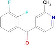 4-(2,3-Difluorobenzoyl)-2-methylpyridine