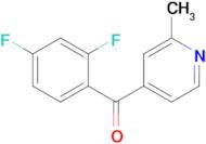 4-(2,4-Difluorobenzoyl)-2-methylpyridine