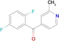 4-(2,5-Difluorobenzoyl)-2-methylpyridine