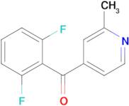 4-(2,6-Difluorobenzoyl)-2-methylpyridine