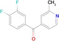 4-(3,4-Difluorobenzoyl)-2-methylpyridine