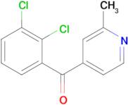 4-(2,3-Dichlorobenzoyl)-2-methylpyridine