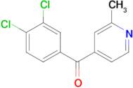 4-(3,4-Dichlorobenzoyl)-2-methylpyridine