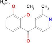 4-(2,3-Dimethoxybenzoyl)-2-methylpyridine