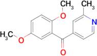 4-(2,5-Dimethoxybenzoyl)-2-methylpyridine