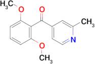 4-(2,6-Dimethoxybenzoyl)-2-methylpyridine