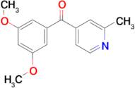 4-(3,5-Dimethoxybenzoyl)-2-methylpyridine