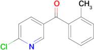 2-Chloro-5-(2-methylbenzoyl)pyridine