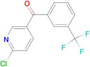 2-Chloro-5-(3-trifluoromethylbenzoyl)pyridine