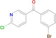 5-(3-Bromobenzoyl)-2-chloropyridine