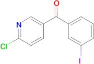 2-Chloro-5-(3-iodobenzoyl)pyridine