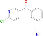 2-Chloro-5-(3-cyanobenzoyl)pyridine