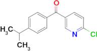 2-Chloro-5-(4-isopropylbenzoyl)pyridine