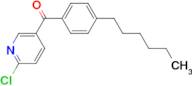 2-Chloro-5-(4-hexylbenzoyl)pyridine