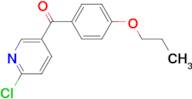 2-Chloro-5-(4-propoxybenzoyl)pyridine