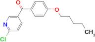 2-Chloro-5-(4-pentyloxybenzoyl)pyridine