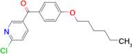 2-Chloro-5-(4-hexyloxybenzoyl)pyridine