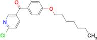 2-Chloro-5-(4-heptyloxybenzoyl)pyridine