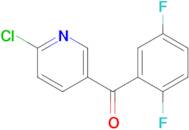 2-Chloro-5-(2,5-difluorobenzoyl)pyridine